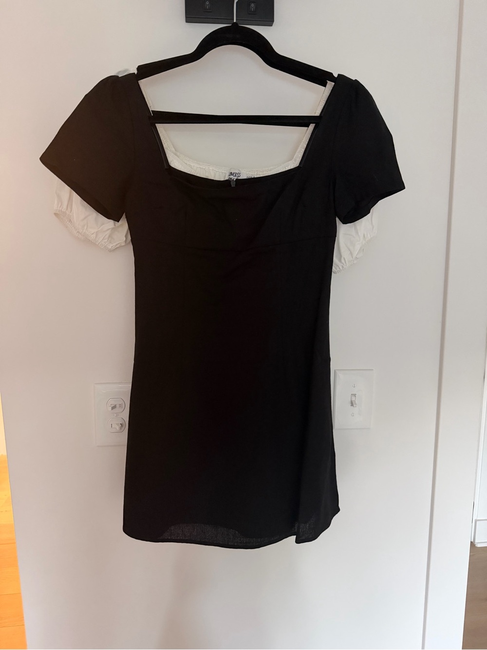 Princess Polly Black Square Neck Dress